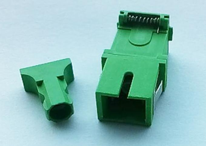 Rana debu Adapter Serat Optik, adaptor serat optik topi hijau
