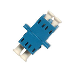 LC / UPC Fiber Optic Adapter duplex warna biru bahan certificater ROHS