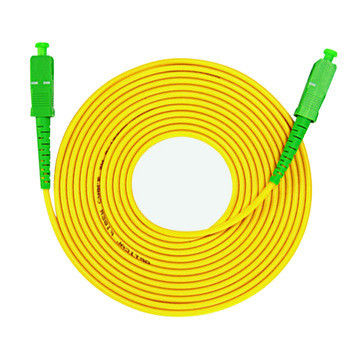 Kabel Patch Serat Optik SC APC 3.0mm PVC / Kabel Jumper Serat Optik SM Kuning