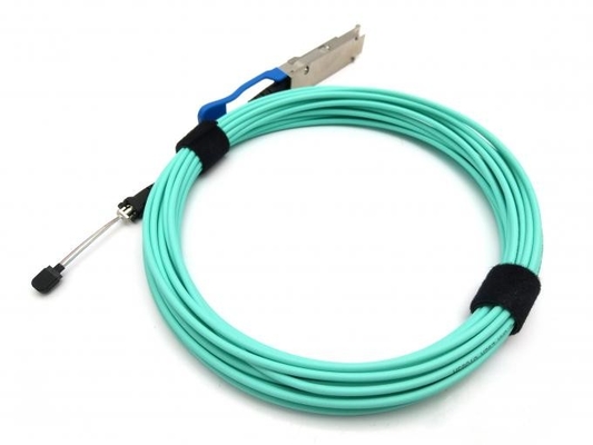 OM3 QSFP+ To QSFP + AOC Active Optical Cable 12.3 GHz