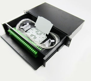 Black Stamping steel Easy for installation and operation 19'' standard structure MTP / MPO cassette