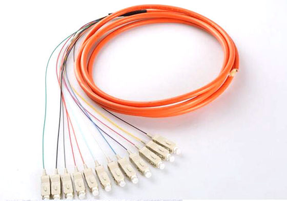50/125μm Multimode Duplex SC FC LC Fiber Optic Patch Cable