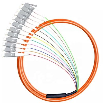 50/125μm Multimode Duplex SC FC LC Fiber Optic Patch Cable