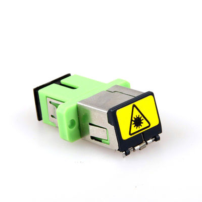 Metal Housing Flange UPC APC SC Auto Shutter Adaptor