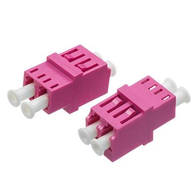 LC PC Adapter Single Mode Duplex Fiber Optic Coupler