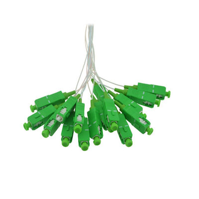 1X16 0.9mm Mini Blockless Fiber Optic Splitter Steel tube