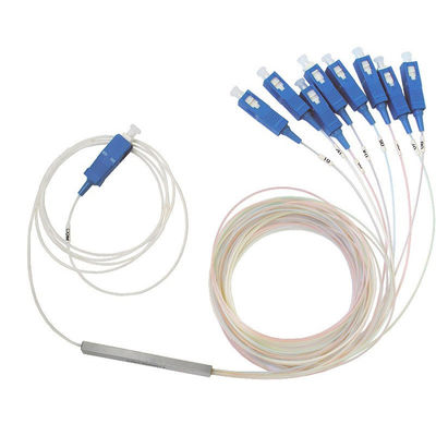 G657A1 UPC APC Connector 1x8 Plc Fiber Optic Splitter