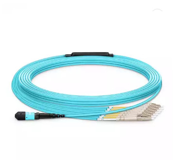 8-24 Serat MTP-12 LC/SC/FC/ST OM3 50/125 MM US Conec MTP Elite Breakout Cable