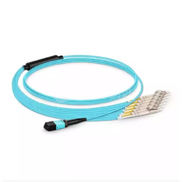 Konektor cepat Ftth MPO UPC TO LC Fiber optic Patch Cord