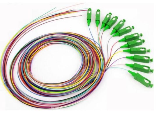 SC APC 9/125um OS2 Single Mode 0.9mm Fiber Optic Pigtail