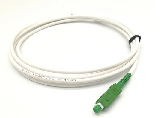 Multi Fiber G657A2 White Jacket 4.0mm 9/125 SC APC Pigtails