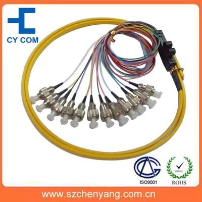 Kualitas Pigtail Fiber Optik Pita 12 Inti FC/SC/ST Pabrik